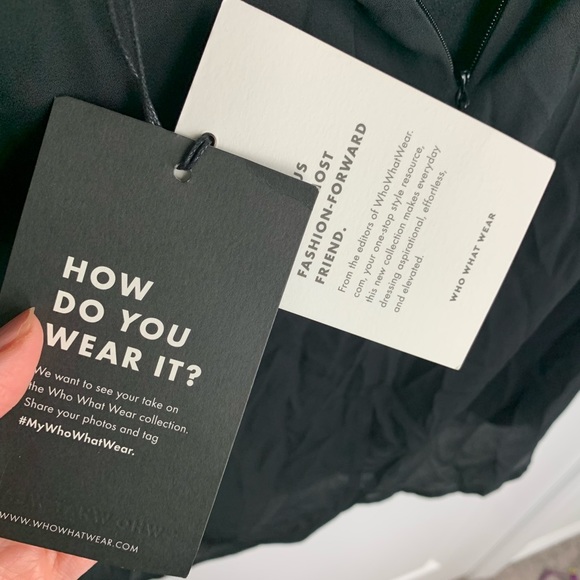 NWT Who What Wear Sequin Short Sleeve Sheer Top | Black | Women’s Size XS - Picture 8 of 11